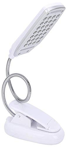 6W LED Schreibtischlampe mit 28 LEDs 360 Grad drehbarer Schwanenhals Augenschonend Leselampe Klemmleuchte für Schreibtisch Nachttisch Büro Universitätsbibliothek geeignet Suitable for Buch Laptop Tabl