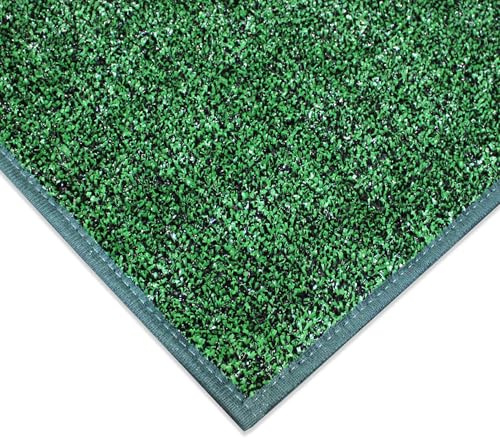 KOECKRITZ Outdoor Turf Rug – Weather-Resistant Artificial Grass Carpet for Patio, Deck, Porch, Gazebo, Boat & Pool – Lightweight, Fade-Resistant - 11' x 12' Holly Leaf