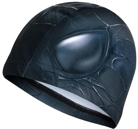 IMSPIRA Gorro Natacion Tela Nino S superheroe Moderno Gorra Piscina Unisex Entrenamiento Junior Gorros Piscina Divertidos Deporte acuatico aquagym Accesorios Waterpolo ninos Regalo Pool