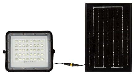 V-TAC Schwarze Solar-Flutlichter - Schwarz - IP65-400 Lumen - 6400K