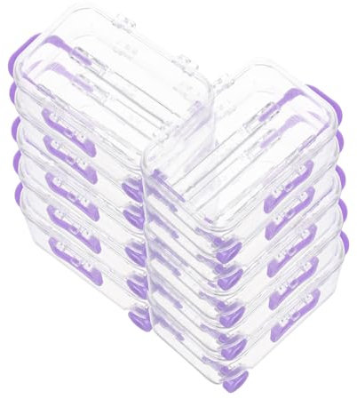 Abaodam 12stücke Mini-koffer-geschenkboxen Aus Kunststoff Wiederverwendbar Als Süßigkeitenbehälter Oder Gastgeschenk Transparente Mini-gepäckboxen Für Hochzeiten Und Partys