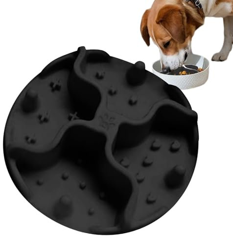 Leckmatte für Haustiere, Leckmatte für Hunde - Leck- und Spielmatte für Hunde mit Saugnapf-Design - Wiederverwendbare Leckpad-Kisten-Trainingsspielzeug, Katzenleckerli-Futtermatte für Haustiere, mitte