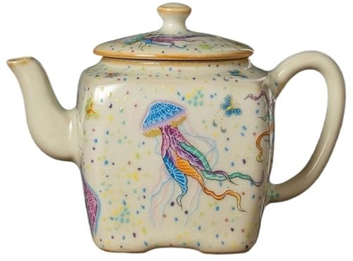 Tetera Tetera de 175ML for preparar té, juego de té de cerámica Kung Fu for el hogar, tetera china individual Tetera para Infusor