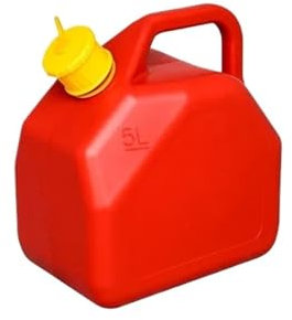 Bränsleburk Plast reservbensintrumma 5L 10L förtjockad Explosionssäker Högkapacitet liter bil reservbränsletank Bensinkanner(5L)