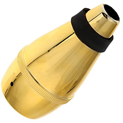 Milisten Light-weight Quiet Golden in Practice Trumpet Plastic Mute Noise Colour Blasts Effective Reduction for Sessions and Music Learning