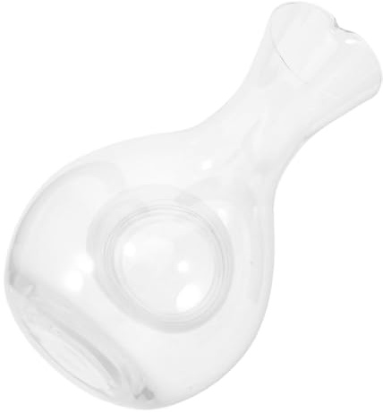 Glas Weinkaraffe 400ml, Getränkekaraffe mit Eisfach, 1 Stück | Getränkekaraffe, Dekanter im Japanischen Stil, 400ml für Tischdeko und Formelle Partys