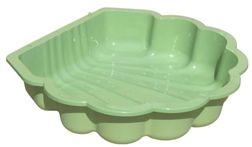TikTakToo Conchiglia per sabbia e acqua, senza copertura (1 pezzo) (verde pastello)