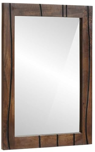 Homgoday Meuble de Salle de Bain en Noyer VidaXL avec 3 Étagères - Style Moderne et Rangement Modèle WQ925ZJ-4018039FR