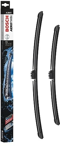 Bosch Aerotwin A204S Tergicristalli Anteriori, Set di 2 Spazzole di Ricambio, con Adattatore Preassemblato, 600 mm/475 mm