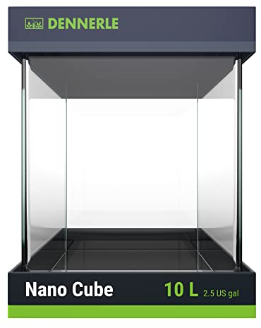 Dennerle Nano Cube 10 Liter - 20 x 20 x 25 cm Mini Aquarium
