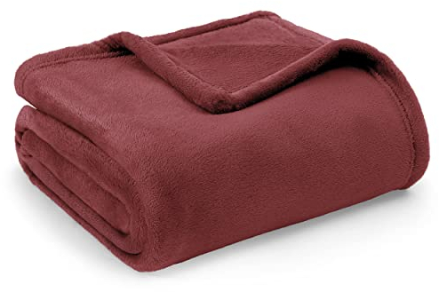 BEDSURE Kuscheldecke Flauschig Decke Fleecedecke - Wohndecke Warm Winter Weich, Sofadecke XL, Decke Couch Blanket, Wohn- & Kuscheldecken 150x200cm, Sofa überwurfdecke Rot