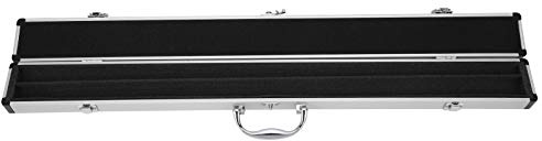 Alomejor 1/2 Mallette de Transport de Queue de Billard, étui Rigide Compact en Aluminium Portable pour Queue de Billard pour Accessoires de Billard pour Accessoire de Queue de Billard