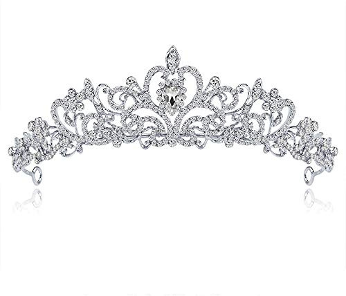 Frauen Kristall Krone Mädchen Strass Tiara Stirnband Prinzessin Königin Haarschmuck Für Hochzeit Junggesellinnenabschied Geburtstag Prom Brautdusche Weihnachten Halloween Kostüm | Haarschmuck Für Hochzeit Junggesellinnenabschied Geburtstag Prom Brautdusche Weihnachten Halloween Kostüm