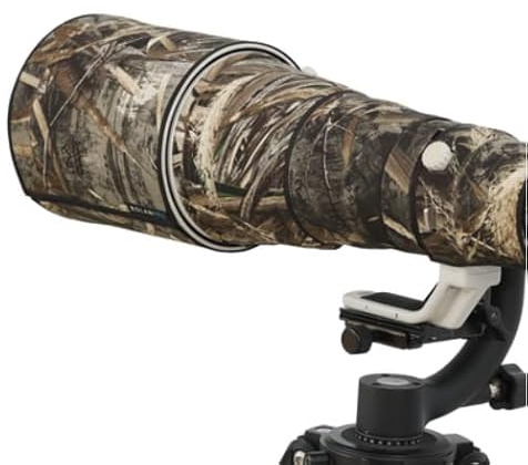 ROLANPRO Copriobiettivo mimetico per Canon RF 600 mm F4 L è USM antipioggia, custodia protettiva per obiettivo, impermeabile #9