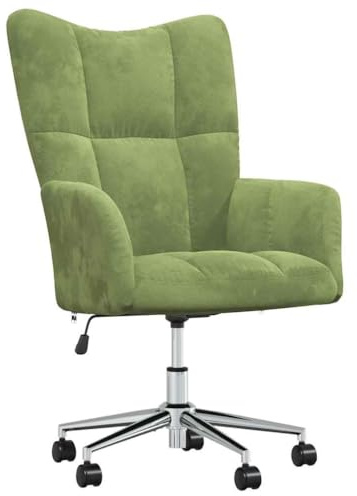 vidaXL Relaxsessel Hellgrün Samt
