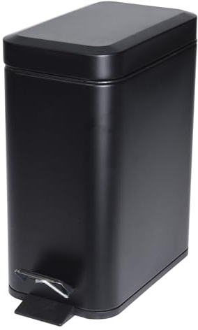 Poubelle à pédale en métal - Poubelle intérieure - Poubelle de salle de bain - 5 l