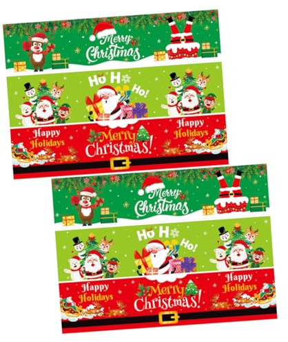 CIYODO 6er Satz Weihnachts-weinetiketten Weinflaschenaufkleber Party-dekoration Aus Papier