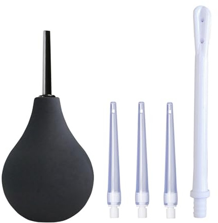 Silikon Enema Bulb Rektal spruta Vaginal Clean Douche Anal Anus Rengöringssystem för Kvinnor Män (89ml)