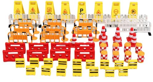 Generisch Wichtel Zubehör Baustelle,62Pcs Miniatur Wichtel Baustelle Set Weihnachten Deko Wichtelzubehör für Wichteltür und 1/12 Pu-pp-enhaus,DIY wichtel Baustelle Einzug Geschenke