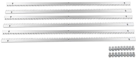 Apricancello automatico scorrevole, Kit e rack di sicurezza for cancello elettrico scorrevole con motore automatico for cancello elettrico scorrevole da 750 W per cancelli scorrevoli per vialetti pesa