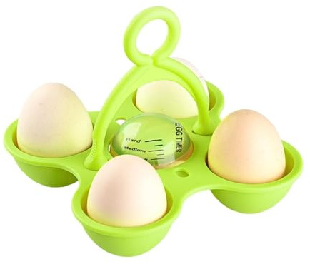 Egg Cooker and Stand, Silicone Egg Boiler Rack | Silicone Egg Hunters Container,Heat Resistant Gadgets Kitchen Kitchen Kitchen Accessories for Friend Colleagues