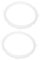 Holibanna 2Pcs Silicone Pressure Cooker Sealing Ring Gasket High Elasticity Temperature Resistant Efficient Sealing for Pressure Cookers Safe Easy to