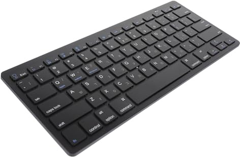 HOMSFOU Clavier sans Fil Hébreu Clavier Électronique Portable Design Fin Compatible PC et Portable pour Saisie Confortable