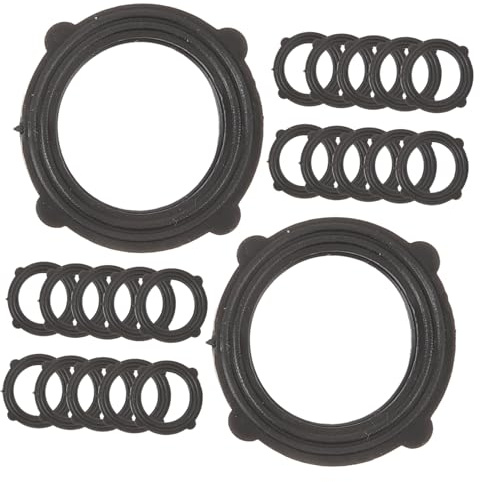 ROMISBABA 30 pièces Lot de Rondelles Caoutchouc pour Tuyau Arrosage Joints Toriques Étanches Rondelles O Ring pour Robinet et Tuyau de Jardin Joint Étanchéité et Réutilisable