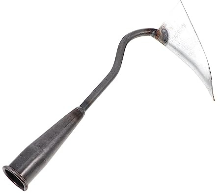 UPKOCH Azada Triangular Galvanizada Duradera para Jardinería Herramienta Manual Multifunción para Hacer Surcos y Deshierbar para Plantar y Arar Suelo Huertos y Jardines