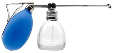 IWOWHERO Refillable Portable Spray Bottle for Hair Fiber Powder and Men’s Aftershave, Glass Pump Dispenser Suitable for Barbershop and Travel Use
