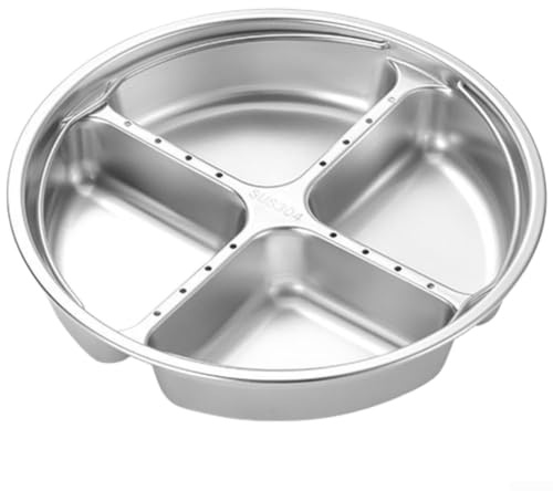 Insert vapeur en acier inoxydable 304 pour cuiseur à riz avec plusieurs compartiments – Panier vapeur de légumes pour une cuisine saine – Plateau argenté de 19,5 cm (D)