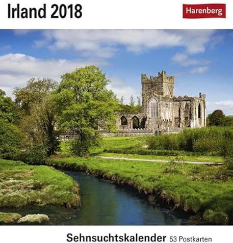 Irland - Kalender 2018: Sehnsuchtskalender, 53 Postkarten
