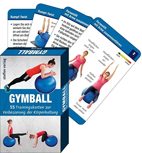 Gymball: 55 Trainingskarten zur Verbesserung der Körperhaltung (Trainingsreihe von Ronald Thomschke)