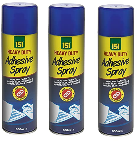 3 Spray Glue Adhesive Contact Glue Heavy Duty Mount DIY Craft Upholstery 500ml