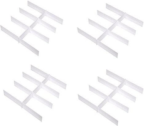 20tlg. Schubladentrenner, Schubladenteiler, Schubladen-Organizer, Organizer, Fachteiler, Universell Schubladeneinteiler
