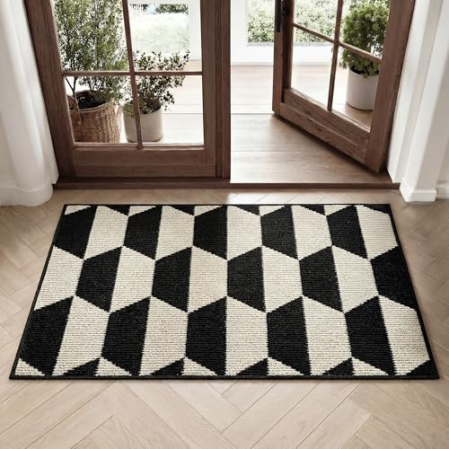 GRANNY SAYS Indoor Doormat, 20 x 32, Non-Slip Front Door Mats, Outdoor Welcome Mat Washable, Low Profile Indoor Door Mats for Entryway, Floor Inside Back Doormats