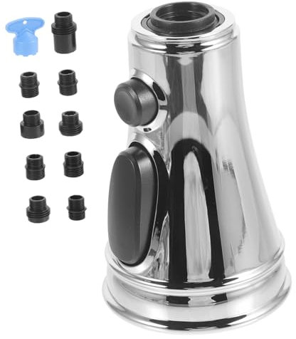 Cabilock Cabezal De Grifo De Cocina Aireador Abs 3 Funciones Giratorio Adaptable Para Fregadero Uso Diario Repuesto Duradero Práctica Instalación