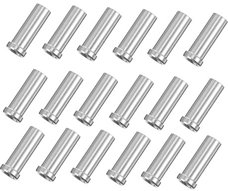 POPETPOP 1 Juego Fundas De Inoxidable Para Cable De Barandilla Protector De Cuerda Para Proyectos De Railing Diy Interior Y Exterior 50 Piezas