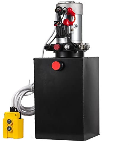 Pompa di Alimentazione idraulica for Auto for Auto Riserva del Serbatoio del Serbatoio del Serbatoio Olio Truck Truck Pompa a Doppia recitazione 1 2v dc Paranchi del Motore YIJIAN