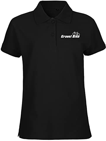 Huuraa Damenshirt Gravel Bike Fahrrad Geschenk Größe XL Black Bio Baumwolle Fairtrade Gravel Bike Präsent