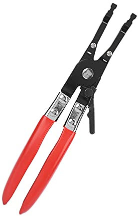 Soldering Plier, Metal Car Trim Clip Pliers Removal Tool Wire Welding Clamp Pick‑Up Aid Tool Soldering Aid Pliers for Automobile Maintenance Repairing