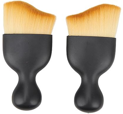 Car Interior Detailing Brush,Soft Bristle Cleaning Brush Car Detailing Brush Dusting Brush,Car Interior Cleaning Tool, Car Dash Duster Brush,Crevice Dust Removal Tool (Yellow)
