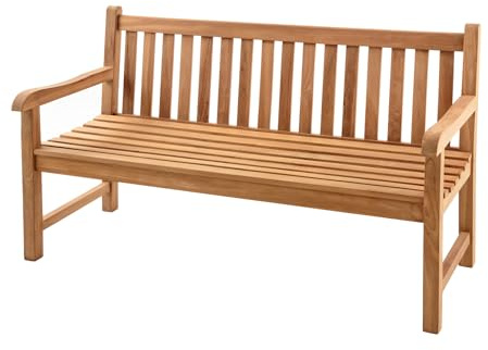 riess-ambiente.de Outdoor Gartenbank Empire Teak 150cm Natur Teakholz