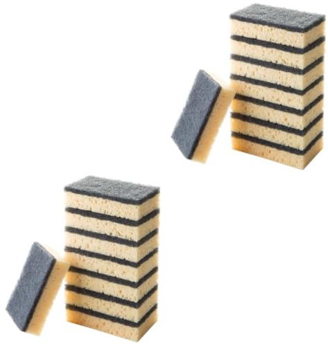 GLEAVI 16pcs Multi-Purpose Cleaning Sponge for Dishes and Utensils Non-Scratch Wash Sponge Kitchen and Bathroom Use Dish Washing Multipack