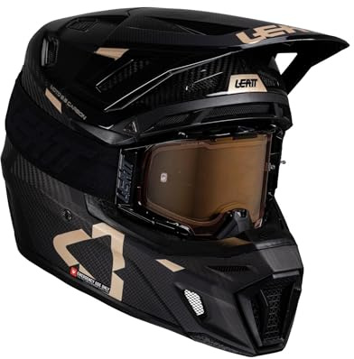 Leatt Motocross-Helm-Kit mit Brille Moto 9.5 V25 Carbon