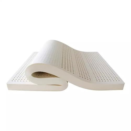 Matratzenauflage aus 100 % natürlichem Latex, weich, tragbar, entlastet Druck, Bio-Latex-Matratze, 10 cm, 150 x 200 cm