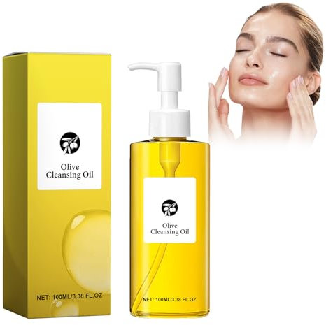 Aceite Limpiador, Aceite De Limpieza Profunda, Con Aceite De Oliva, Aceite Limpiador Facial Suave Y Ligero, Aceite Limpiador Facial, Desmaquillante, Limpieza Facial Profunda