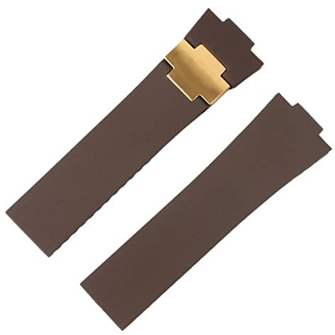 Wtukmo Uhrenarmband aus Silikon für Ulysse-Nardin Marine, wasserdichtes Gummi-Uhrenarmband, Sport, 25 x 12 mm, Herrenuhren, Sport, 25*12mm, Achat