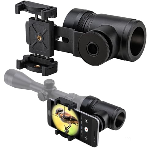 Starboosa Adaptador de teléfono Scope, soporte para smartphone de doble vista para uso en exteriores