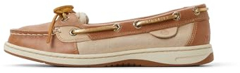 Sperry Women's Angelfish Boat Shoe, Tan Combo, 8